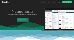 Desktop Screenshot of leadiq.com